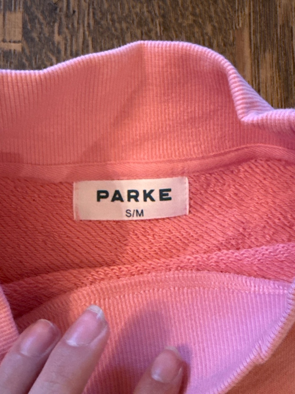 NWT Parke Summerland Mockneck in Starburst- size S/M - Picture 5 of 6